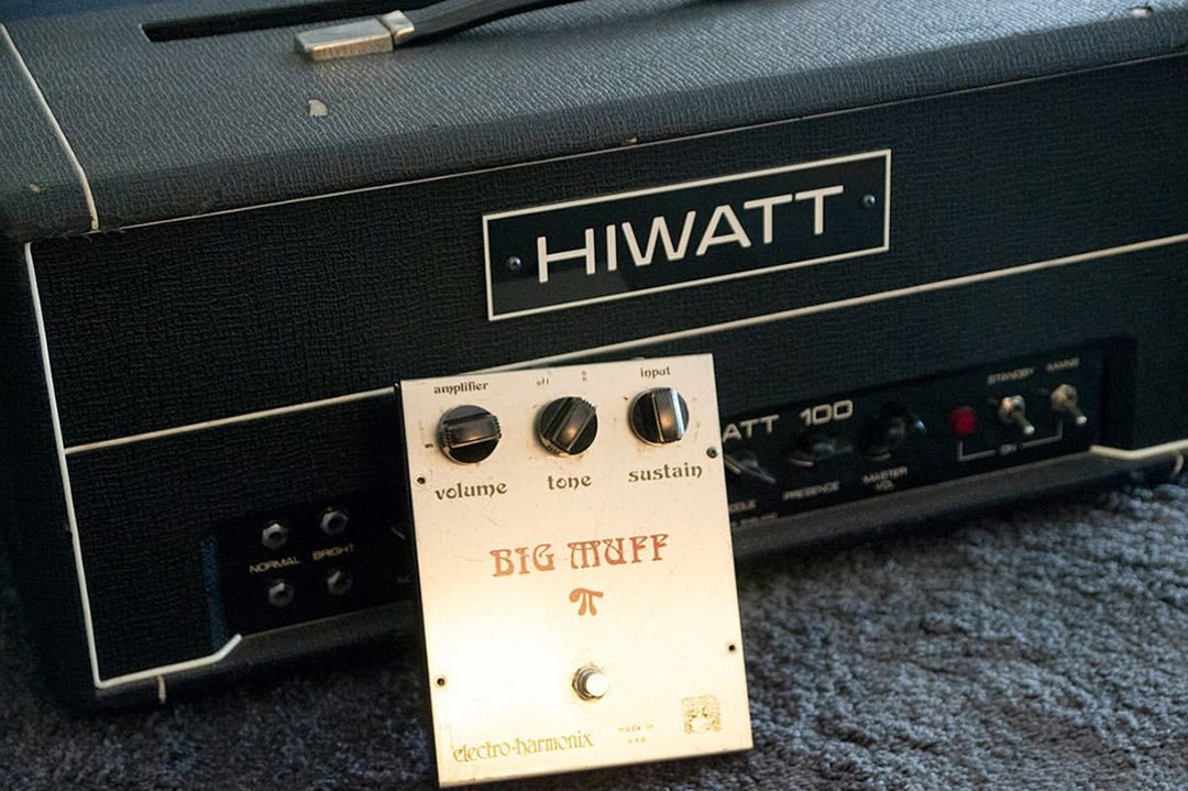 Hiwatt amp and Big Muff